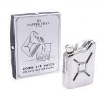 Fuel Can Tank Shaped Stainless Steel Hip Flask 4oz Mens Gift