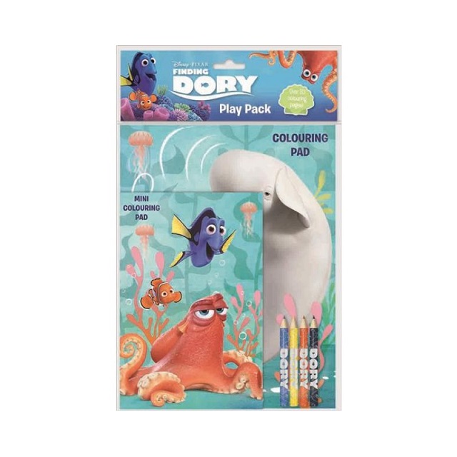 Disney Pixar Finding Dory Colouring Play Pack Coloring Sheets Pad & Pencils
