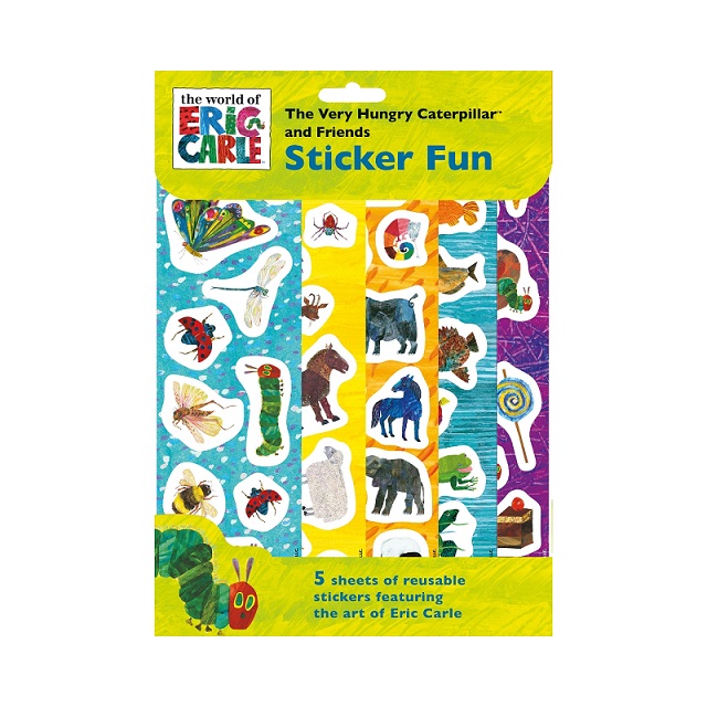 The Very Hungry Caterpillar Sticker Fun Stickers Party Favour Activity Set Kids